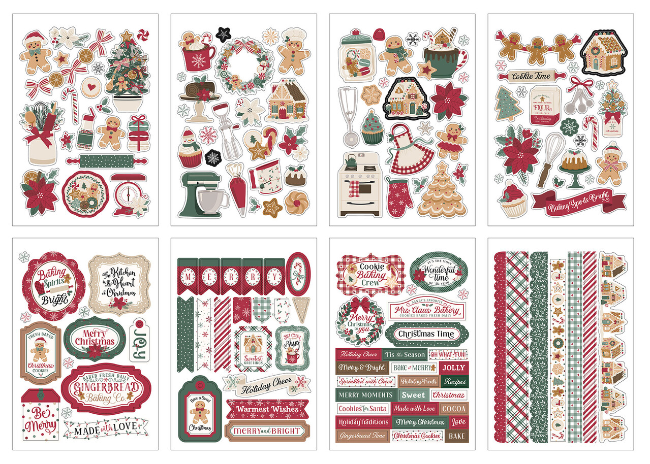 Echo Park Baking Christmas Cheer Sticker Book (BCC516029)