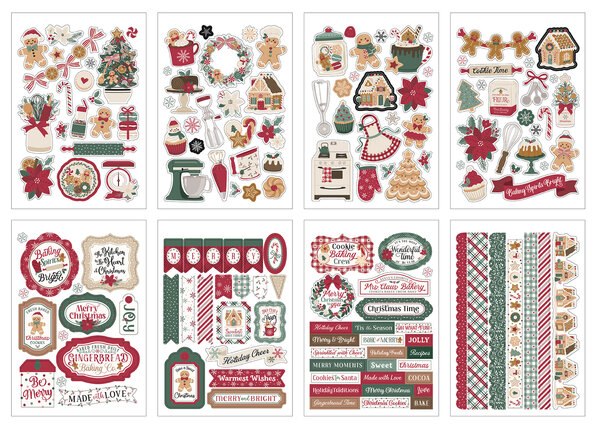 Echo Park Baking Christmas Cheer Sticker Book (BCC516029)
