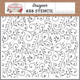 Echo Park Baking Christmas Cheer Designer Stencil Decorative Icing (BCC516033)