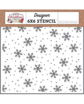Echo Park Baking Christmas Cheer Designer Stencil Joyful Snowflakes (BCC516034) Echo Park Baking Christmas Cheer Designer Stencil Joyful Snowflakes (BCC516034)