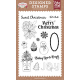 Echo Park Baking Christmas Cheer Designer Stamp Set Sweet Christmas (BCC516045)