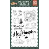 Echo Park Feels Like Fall Designer Stamp Set Hey Pumpkin (FLF514045)