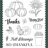 Echo Park Feels Like Fall Designer Stamp Set Squash And Pumpkins (FLF514044) Echo Park Feels Like Fall Designer Stamp Set Squash And Pumpkins (FLF514044)