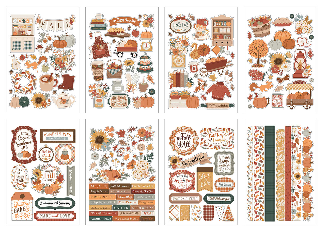 Echo Park Feels Like Fall Sticker Book (FLF514029)