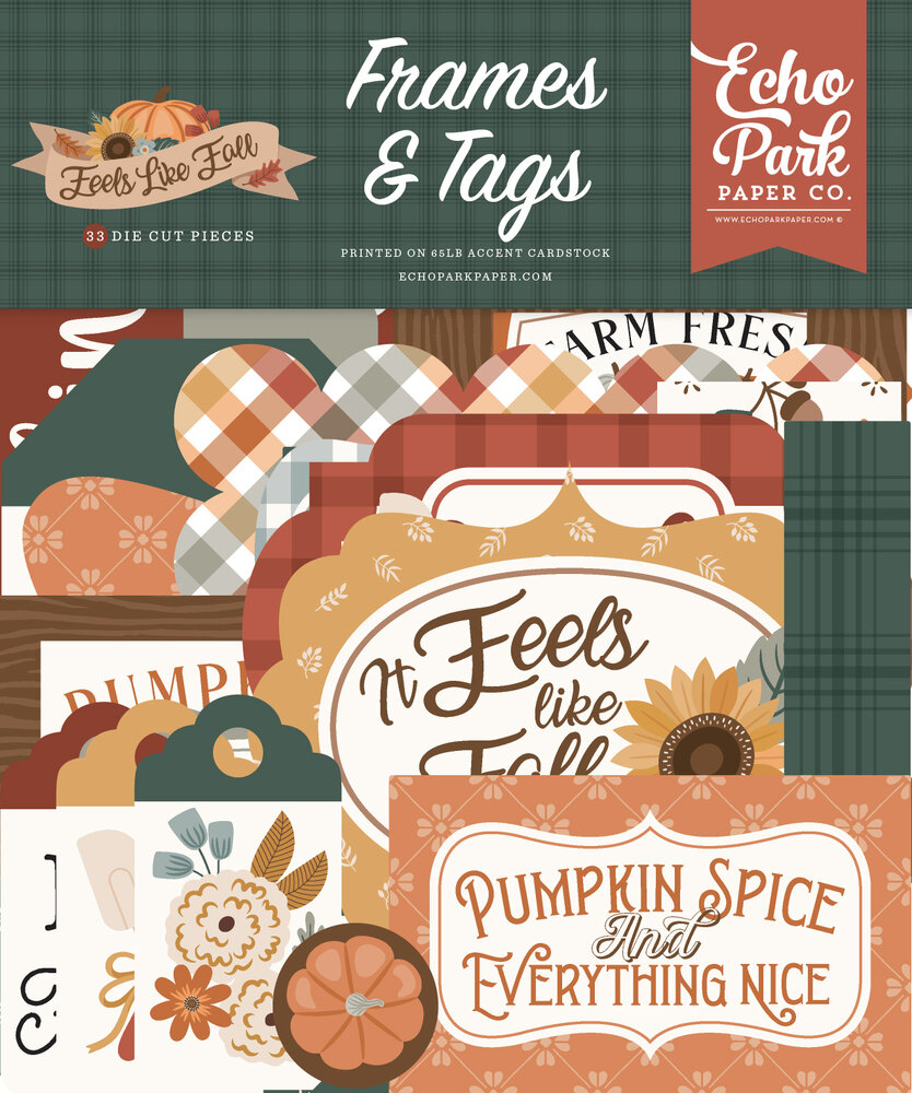 Echo Park Feels Like Fall Frames & Tags (FLF514025) Echo Park Feels Like Fall Frames & Tags (FLF514025)