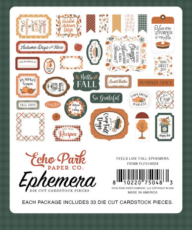 Echo Park Feels Like Fall Ephemera (FLF514024) Echo Park Feels Like Fall Ephemera (FLF514024)
