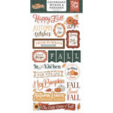 Echo Park Feels Like Fall 6x13 Chipboard Word & Phrases (FLF514022)