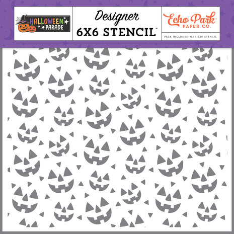 Echo Park Halloween Parade Designer Stencil Carved Faces (HPD511034) Echo Park Halloween Parade Designer Stencil Carved Faces (HPD511034)