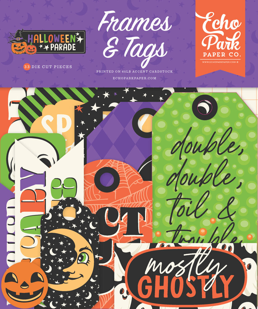 Echo Park Halloween Parade Frames & Tags (HPD511025) Echo Park Halloween Parade Frames & Tags (HPD511025)