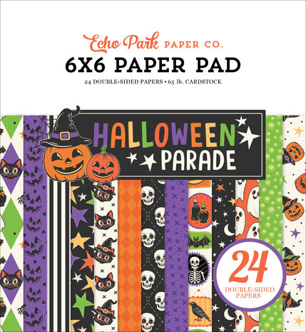 Echo Park Halloween Parade 6x6 Inch Paper Pad (HPD511023) Echo Park Halloween Parade 6x6 Inch Paper Pad (HPD511023)