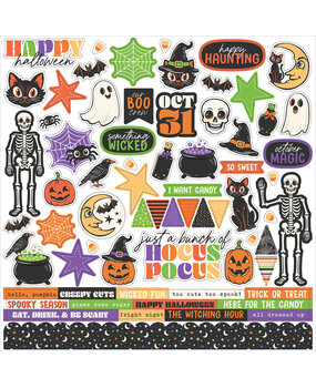 Echo Park Halloween Parade Element Sticker (HPD511014)