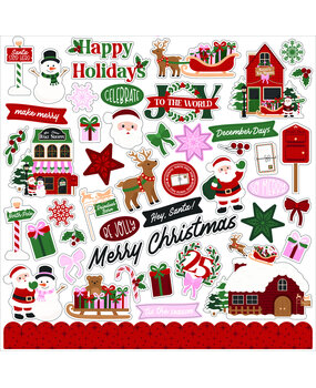 Echo Park North Pole Christmas Element Sticker (NPC515014) Echo Park North Pole Christmas Element Sticker (NPC515014)