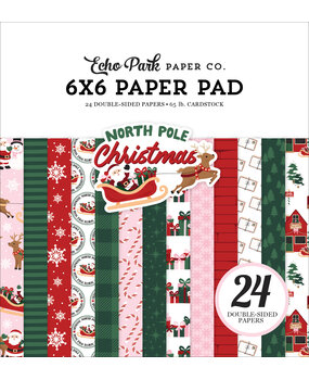 Echo Park North Pole Christmas 6x6 Inch Paper Pad (NPC515023)