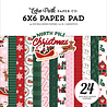 Echo Park North Pole Christmas 6x6 Inch Paper Pad (NPC515023) Echo Park North Pole Christmas 6x6 Inch Paper Pad (NPC515023)