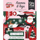 Echo Park North Pole Christmas Frames & Tags (NPC515025)