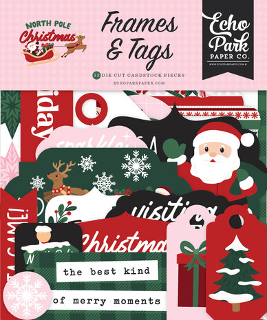 Echo Park North Pole Christmas Frames & Tags (NPC515025) Echo Park North Pole Christmas Frames & Tags (NPC515025)