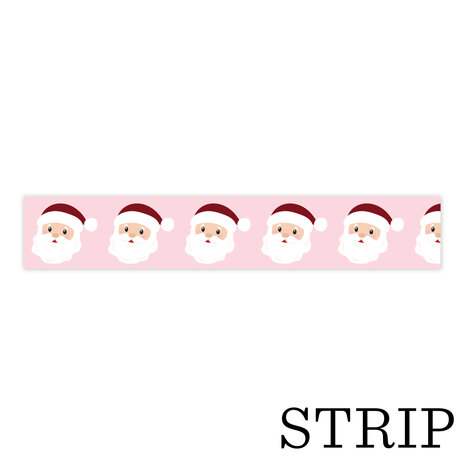 Echo Park North Pole Christmas Washi Tape Merry Santa Claus (NPC515026)