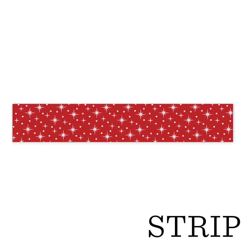 Echo Park North Pole Christmas Washi Tape North Pole Sparkle (NPC515027)
