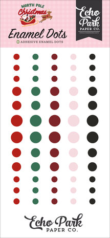 Echo Park North Pole Christmas Enamel Dots (NPC515028)