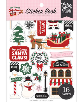Echo Park North Pole Christmas Sticker Book (NPC515029) Echo Park North Pole Christmas Sticker Book (NPC515029)