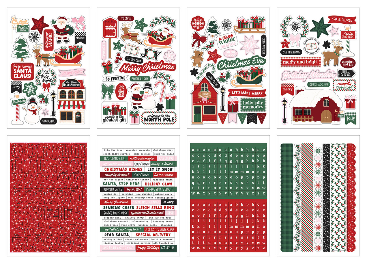 Echo Park North Pole Christmas Sticker Book (NPC515029)