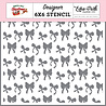 Echo Park North Pole Christmas Designer Stencil Wrapped In A Bow (NPC515033) Echo Park North Pole Christmas Designer Stencil Wrapped In A Bow (NPC515033)