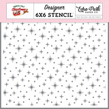 Echo Park North Pole Christmas Designer Stencil Christmas Glimmer (NPC515034)