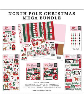 Echo Park North Pole Christmas Mega Bundle (NPC515050) Echo Park North Pole Christmas Mega Bundle (NPC515050)