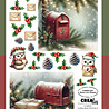 Crealies Cutting Sheets Papier Bundel Knipvellen Kerst A-H (8pcs) (CLSVP904)