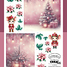Crealies Bundel Cutting Sheets Christmas A-H (8pcs) (CLSVP904)