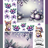Crealies Cutting Sheets Papier Bundel Knipvellen Kerst A-H (8pcs) (CLSVP904)