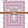 Crealies Crea-Nest-Lies XXL Dies Thin Frames Rectangles Smooth (CLNestXXL199)