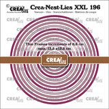 Crealies Crea-Nest-Lies XXL Dies Thin Frames Circles Smooth (CLNestXXL196)