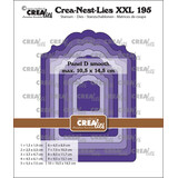Crealies Crea-Nest-Lies XXL Dies Panel D Smooth (CLNestXXL195)