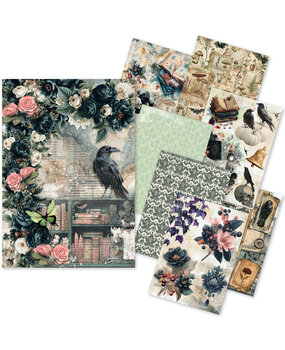Ciao Bella The Witch's Grimoire A5 Rice Paper Mixed (8pcs) (CBRS048)