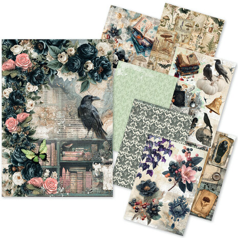 Ciao Bella The Witch's Grimoire A5 Rice Paper Mixed (8pcs) (CBRS048) Ciao Bella The Witch's Grimoire A5 Rice Paper Mixed (8pcs) (CBRS048)