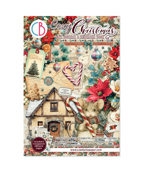 Ciao Bella Cozy Christmas A4 Junk Journal Ephemera Book (32pcs) (CBB031)