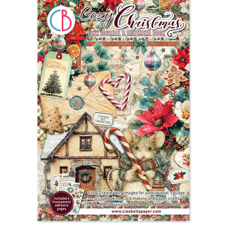 Ciao Bella Cozy Christmas A4 Junk Journal Ephemera Book (32pcs) (CBB031) Ciao Bella Cozy Christmas A4 Junk Journal Ephemera Book (32pcs) (CBB031)