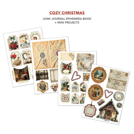 Ciao Bella Cozy Christmas A4 Junk Journal Ephemera Book (32pcs) (CBB031) Ciao Bella Cozy Christmas A4 Junk Journal Ephemera Book (32pcs) (CBB031)