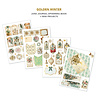 Ciao Bella Golden Winter A4 Junk Journal Ephemera Book (32pcs) (CBB032) Ciao Bella Golden Winter A4 Junk Journal Ephemera Book (32pcs) (CBB032)