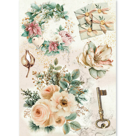 Ciao Bella Golden Winter A5 Rice Paper Mixed (8pcs) (CBRS051) Ciao Bella Golden Winter A5 Rice Paper Mixed (8pcs) (CBRS051)