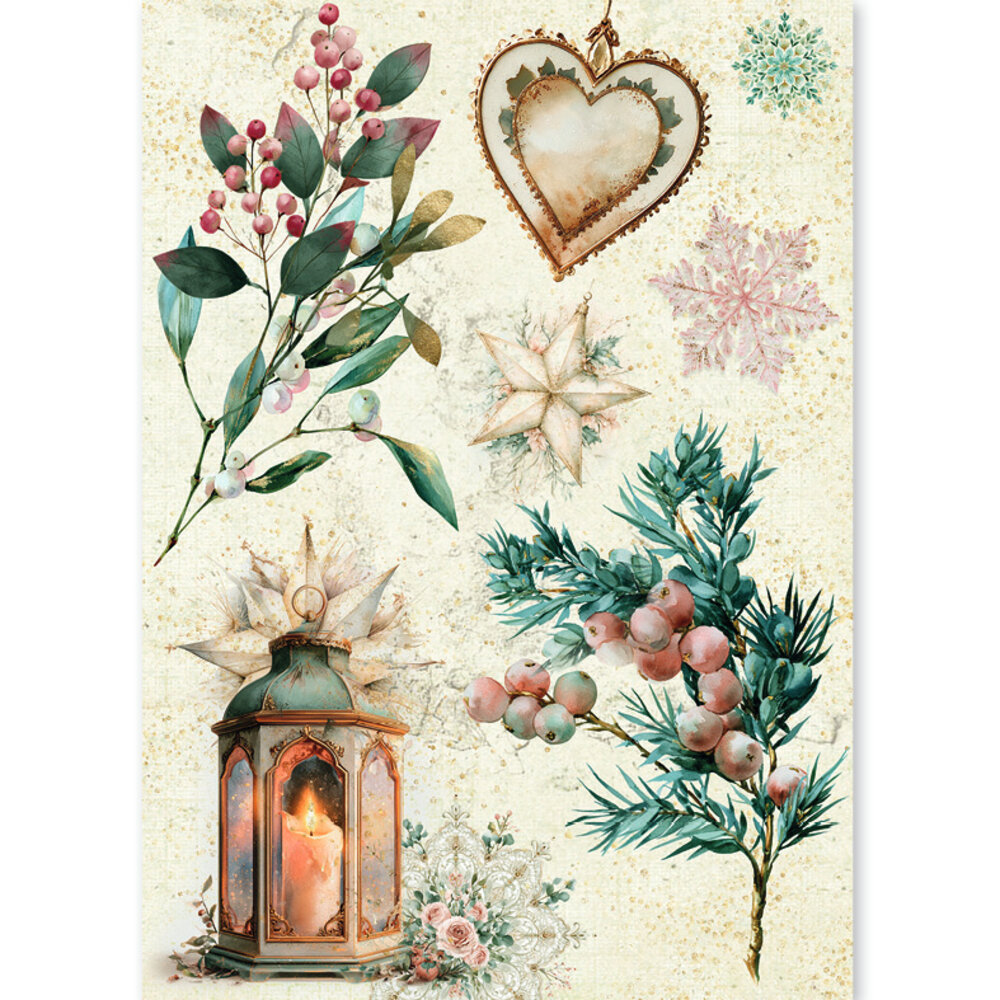 Ciao Bella Golden Winter A5 Rice Paper Mixed (8pcs) (CBRS051) Ciao Bella Golden Winter A5 Rice Paper Mixed (8pcs) (CBRS051)