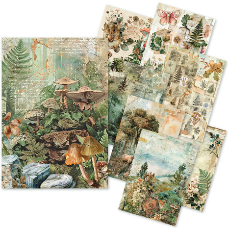 Ciao Bella The Nature Journal A5 Rice Paper Mixed (8pcs) (CBRS049) Ciao Bella The Nature Journal A5 Rice Paper Mixed (8pcs) (CBRS049)
