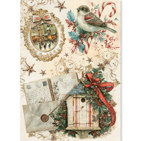 Ciao Bella Cozy Christmas A5 Rice Paper Mixed (8pcs) (CBRS050) Ciao Bella Cozy Christmas A5 Rice Paper Mixed (8pcs) (CBRS050)