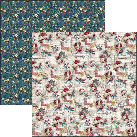 Ciao Bella Bohemian Burgundy 8x8 Inch Paper Pad (12pcs) (CBH099) Ciao Bella Bohemian Burgundy 8x8 Inch Paper Pad (12pcs) (CBH099)