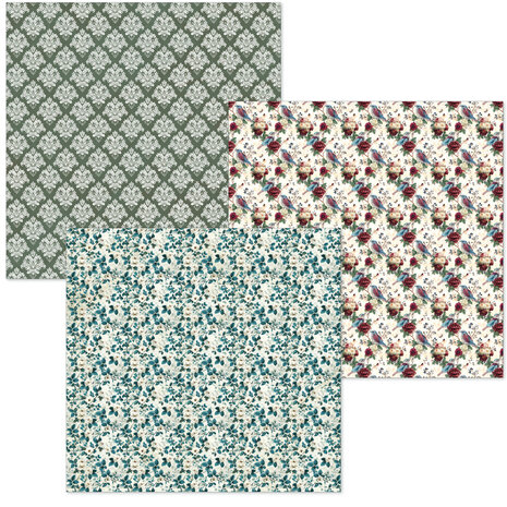 Ciao Bella Bohemian Burgundy 6x6 Inch Deluxe Paper Silver & Vellum Dual Pack Mixed (6pcs) (CBXQ012) Ciao Bella Bohemian Burgundy 6x6 Inch Deluxe Paper Silver & Vellum Dual Pack Mixed (6pcs) (CBXQ012)