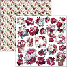 Ciao Bella Bohemian Burgundy 12x12 Inch Patterns Pad (8pcs) (CBT099) Ciao Bella Bohemian Burgundy 12x12 Inch Patterns Pad (8pcs) (CBT099)