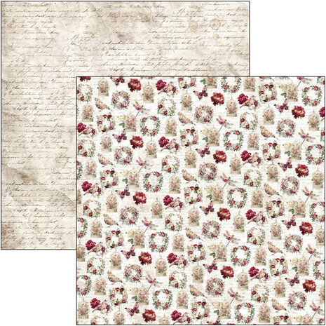 Ciao Bella Bohemian Burgundy 12x12 Inch Patterns Pad (8pcs) (CBT099) Ciao Bella Bohemian Burgundy 12x12 Inch Patterns Pad (8pcs) (CBT099)