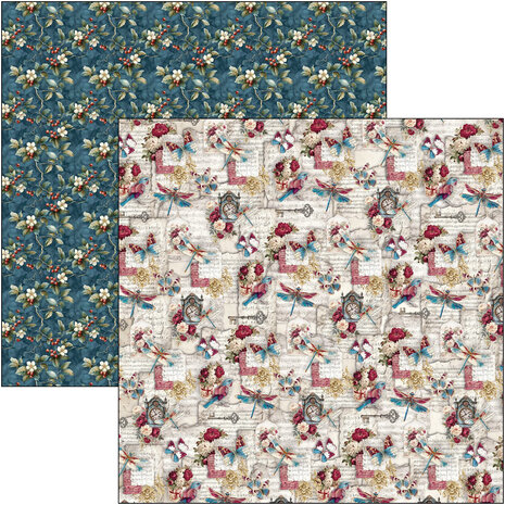 Ciao Bella Bohemian Burgundy 12x12 Inch Paper Pad (12pcs) (CBPM099) Ciao Bella Bohemian Burgundy 12x12 Inch Paper Pad (12pcs) (CBPM099)