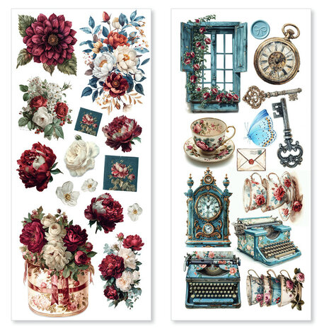 Ciao Bella Bohemian Burgundy Transparent Adhesive Sheets (5pcs) (CBI018) Ciao Bella Bohemian Burgundy Transparent Adhesive Sheets (5pcs) (CBI018)